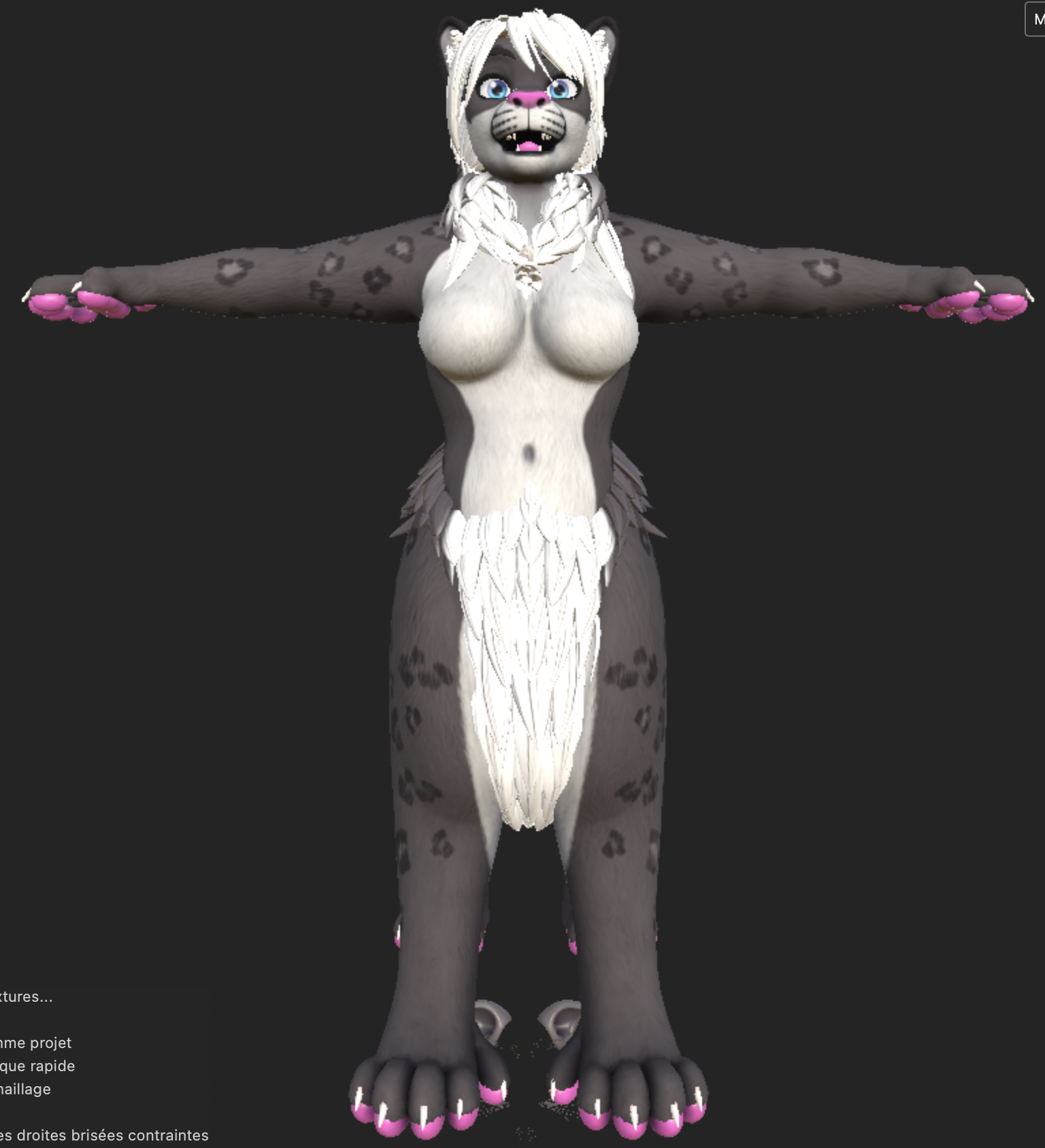 Texturing characters