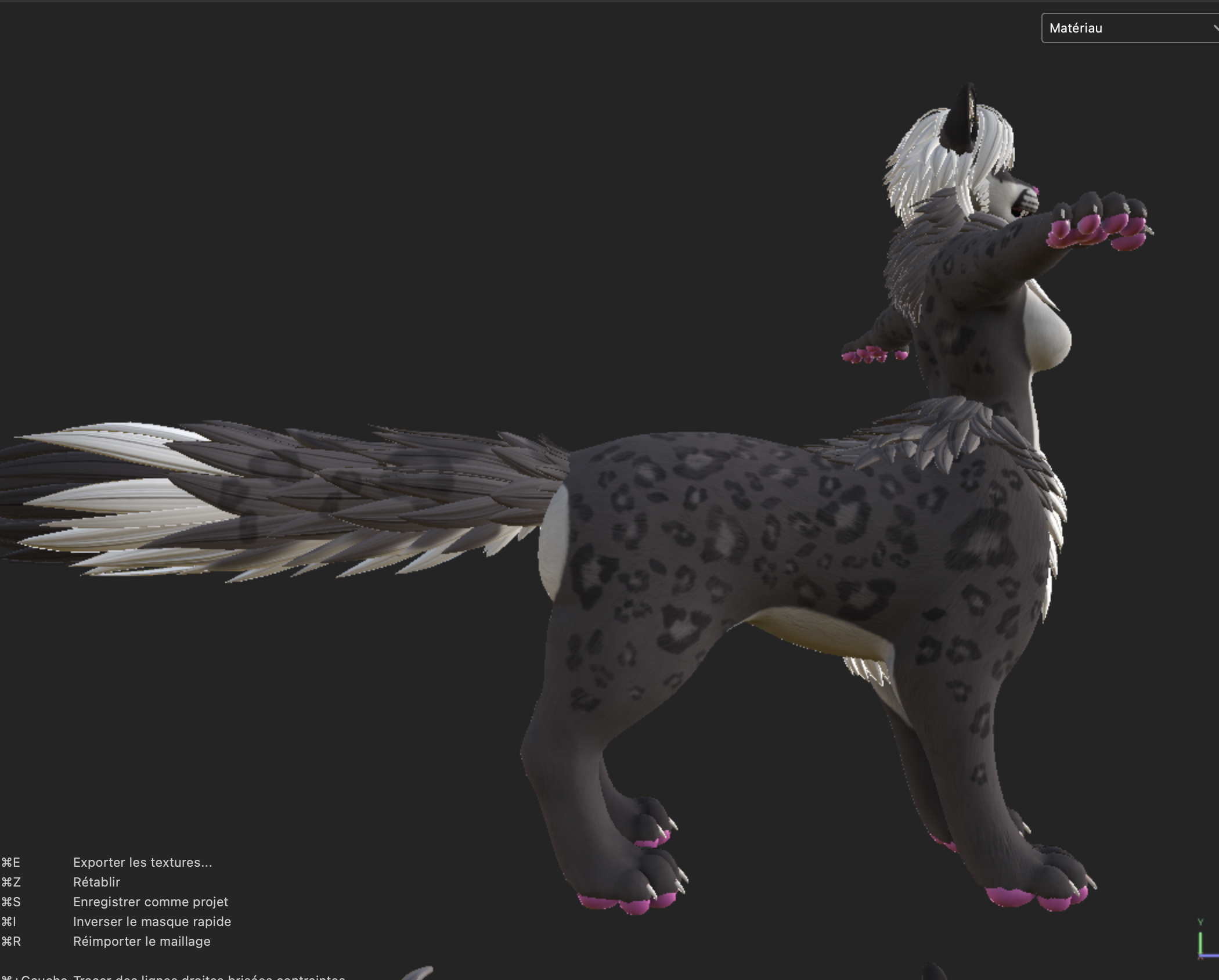 Texturing characters